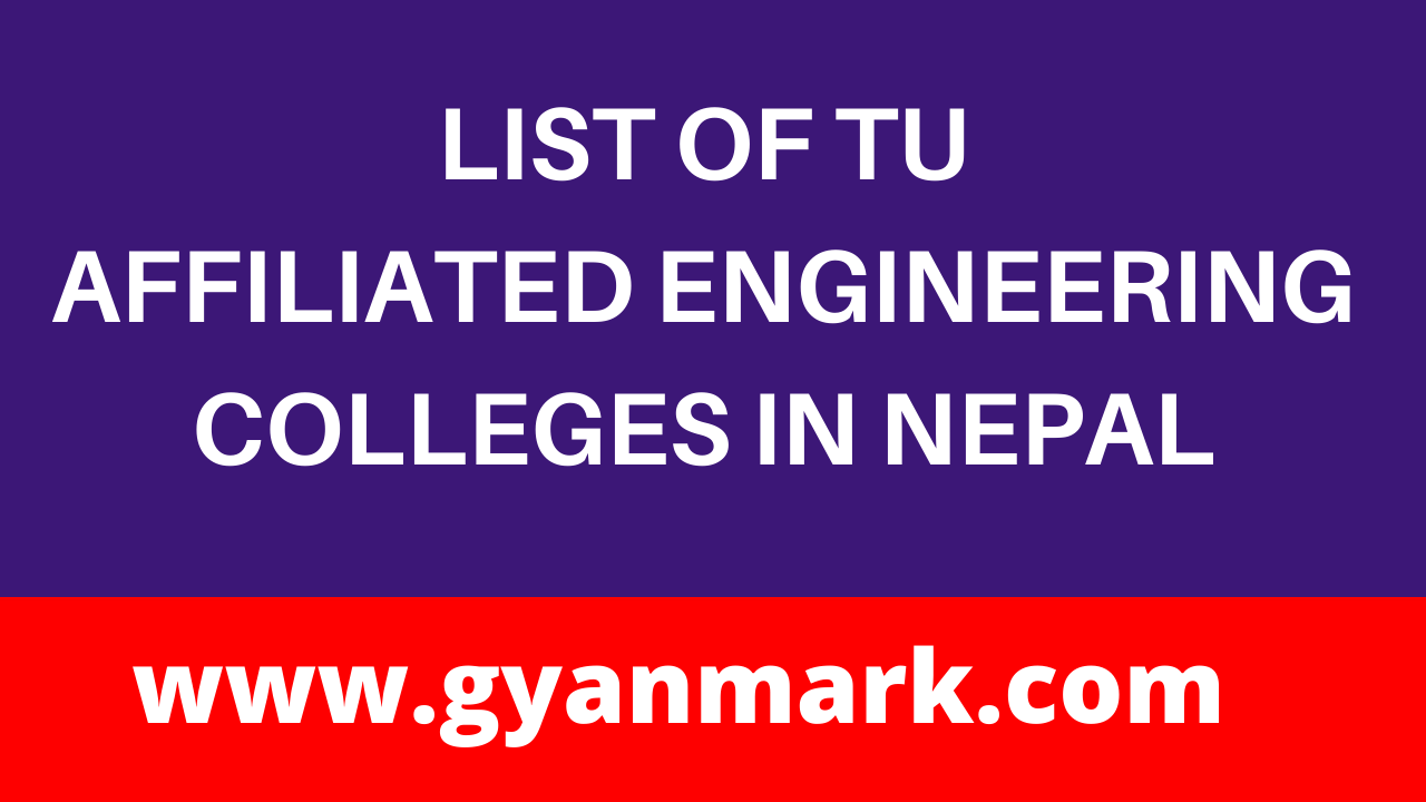 List of TU Affiliated Engineering Colleges in Nepal