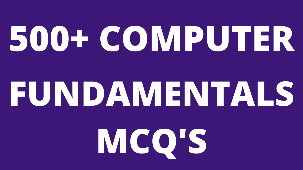 500+ Computer Fundamentals MCQS | Computer Operator Loksewa MCQS | Gyanmark